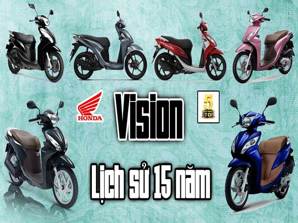 Các đời xe Vision có gì giống và khác nhau?
