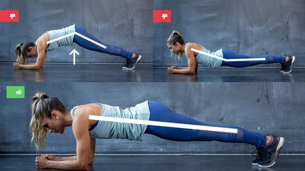 Sai lầm khi tập plank