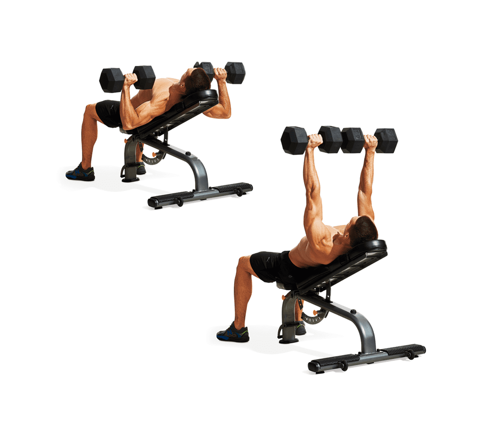 Bài tập nằm trên ghế dốc lên đẩy tạ đòn (Incline Barbell Bench Press)